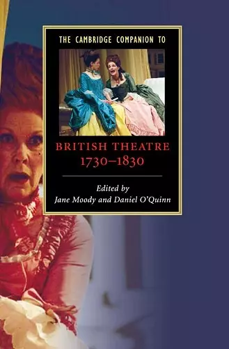 The Cambridge Companion to British Theatre, 1730–1830 cover