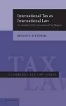 International Tax as International Law cover