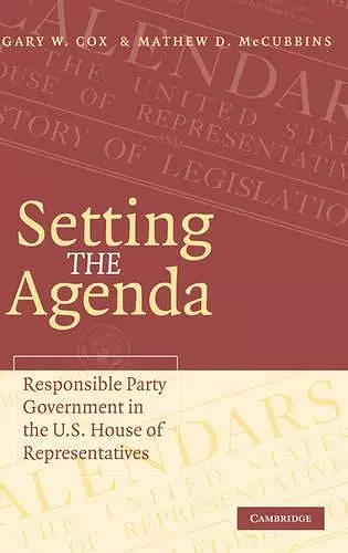 Setting the Agenda cover