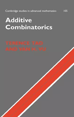 Additive Combinatorics cover