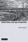 British Poetry in the Age of Modernism cover