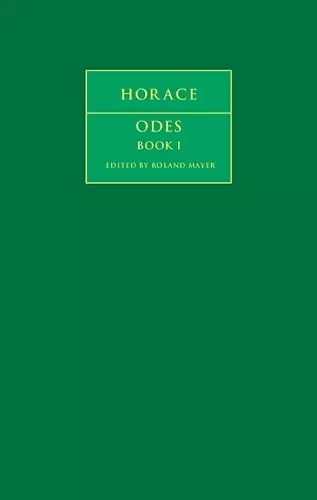 Horace: Odes Book I cover