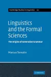 Linguistics and the Formal Sciences cover