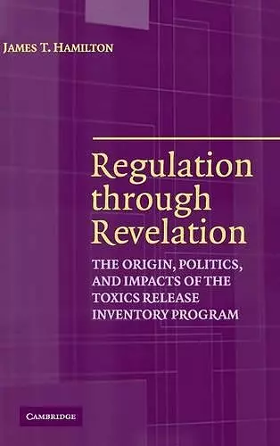 Regulation through Revelation cover