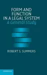 Form and Function in a Legal System cover