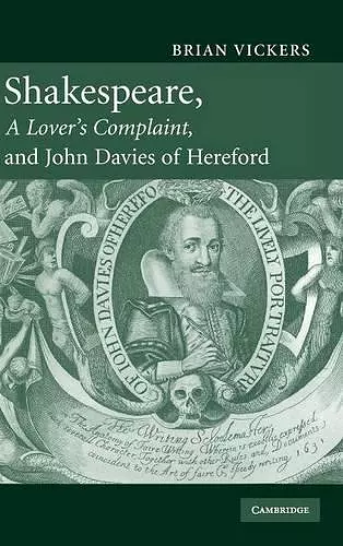 Shakespeare, 'A Lover's Complaint', and John Davies of Hereford cover