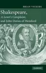 Shakespeare, 'A Lover's Complaint', and John Davies of Hereford cover