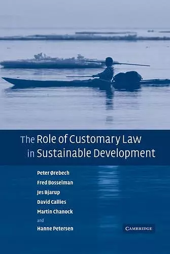 The Role of Customary Law in Sustainable Development cover