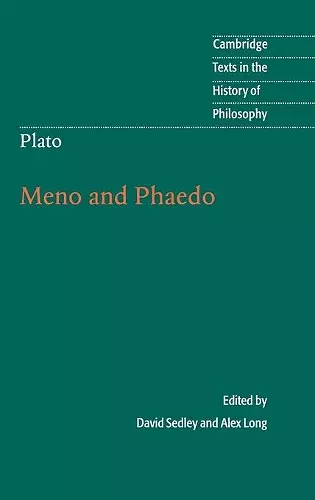 Plato: Meno and Phaedo cover