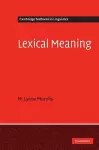 Lexical Meaning cover