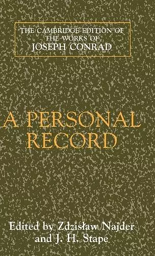 A Personal Record cover