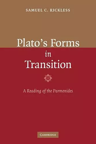 Plato's Forms in Transition cover