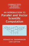 An Introduction to Parallel and Vector Scientific Computation cover