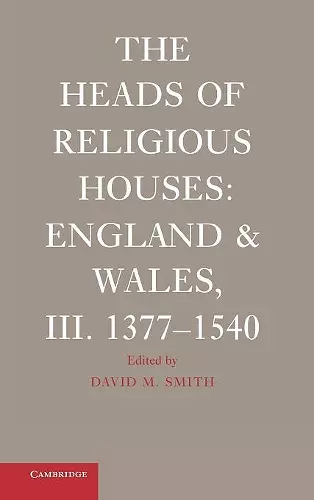 The Heads of Religious Houses cover