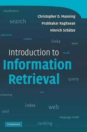 Introduction to Information Retrieval cover