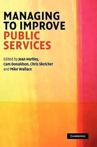 Managing to Improve Public Services cover