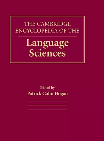 The Cambridge Encyclopedia of the Language Sciences cover