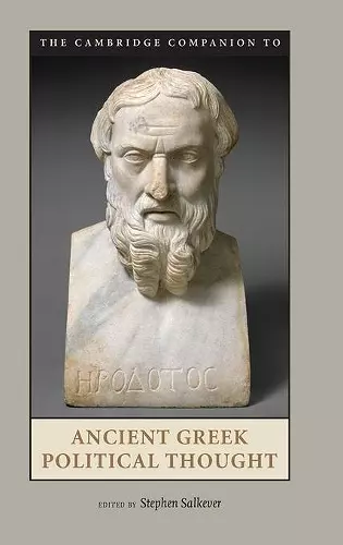 The Cambridge Companion to Ancient Greek Political Thought cover