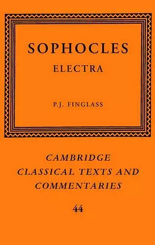 Sophocles: Electra cover