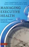 Managing Executive Health cover