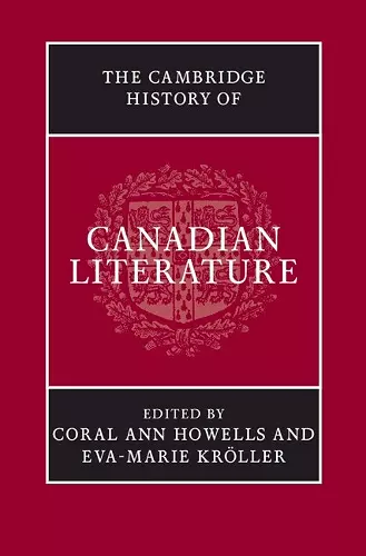 The Cambridge History of Canadian Literature cover