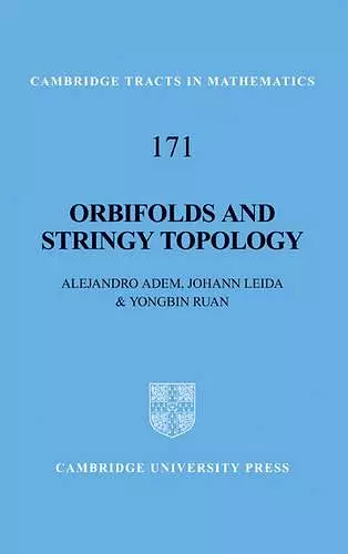 Orbifolds and Stringy Topology cover