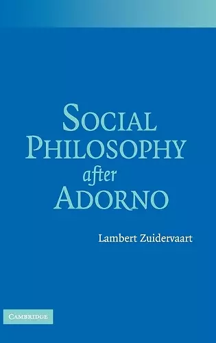 Social Philosophy after Adorno cover