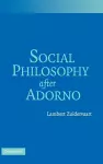 Social Philosophy after Adorno cover