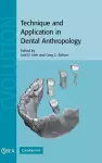 Technique and Application in Dental Anthropology cover