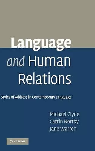 Language and Human Relations cover