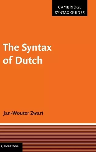 The Syntax of Dutch cover