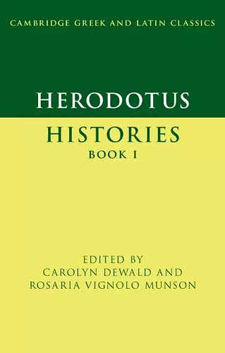 Herodotus: Histories Book I cover