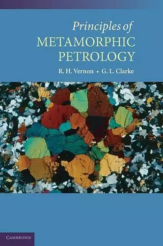 Principles of Metamorphic Petrology cover