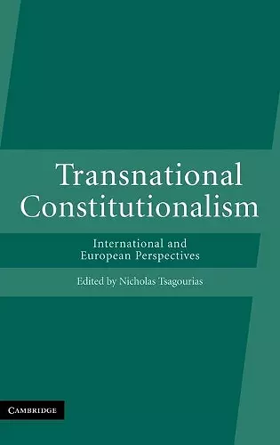 Transnational Constitutionalism cover