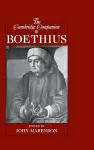 The Cambridge Companion to Boethius cover