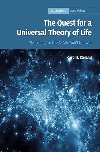 The Quest for a Universal Theory of Life cover