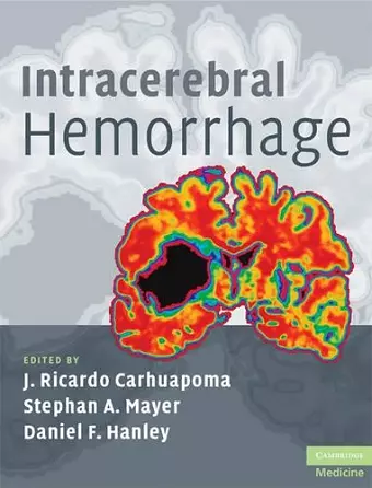 Intracerebral Hemorrhage cover