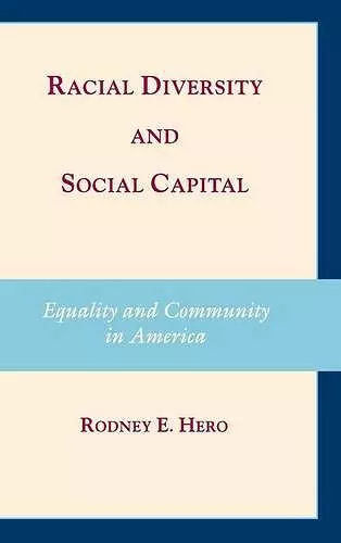 Racial Diversity and Social Capital cover