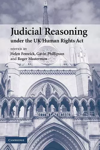 Judicial Reasoning under the UK Human Rights Act cover