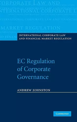 EC Regulation of Corporate Governance cover