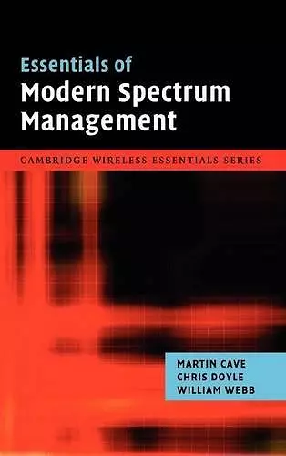 Essentials of Modern Spectrum Management cover