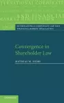 Convergence in Shareholder Law cover