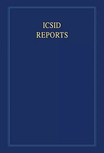 ICSID Reports cover