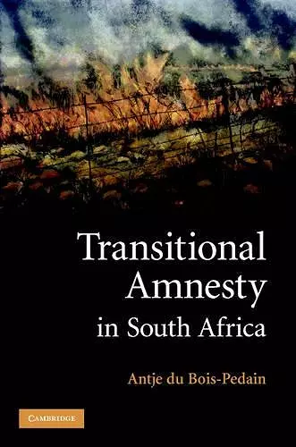 Transitional Amnesty in South Africa cover