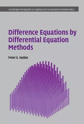 Difference Equations by Differential Equation Methods cover