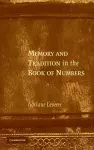 Memory and Tradition in the Book of Numbers cover