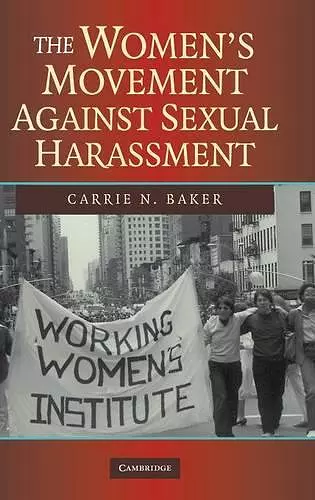 The Women's Movement against Sexual Harassment cover