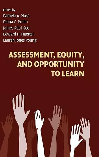 Assessment, Equity, and Opportunity to Learn cover