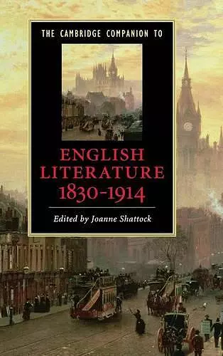 The Cambridge Companion to English Literature, 1830–1914 cover