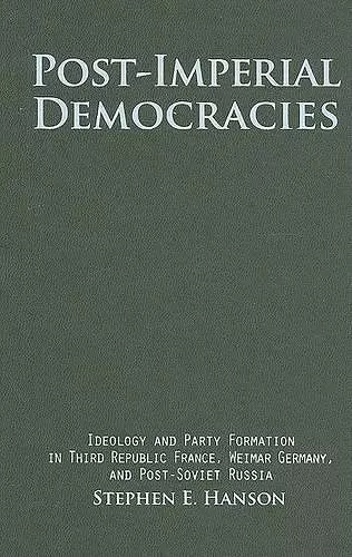 Post-Imperial Democracies cover